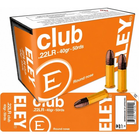 Eley Club .22 LR Rifle/Pistol , 50 kpl