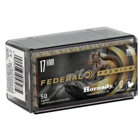 Federal 17 HMR V-Max 17gr, 50 kpl