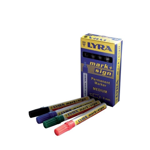 Lyra Medium huopakynä, musta
