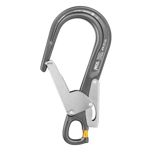 Petzl MGO Open kiinnitin 110 mm aukolla