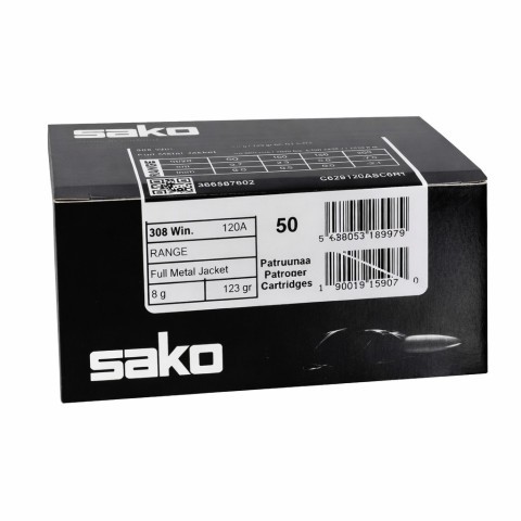 Sako .308 Win Range - patruuna, 50kpl