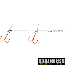 PRO UV Orange Stinger SS 100lb Giant Tandem 3/0