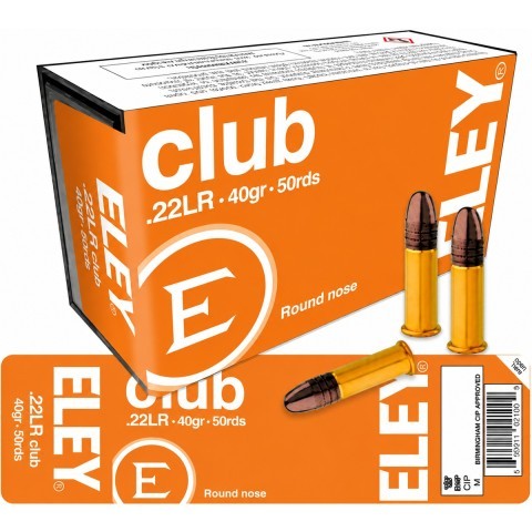 Eley Club .22 LR Rifle/Pistol , 50 kpl