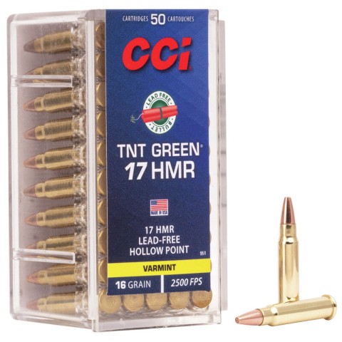CCI 17HMR TNT GREEN HP, 50kpl