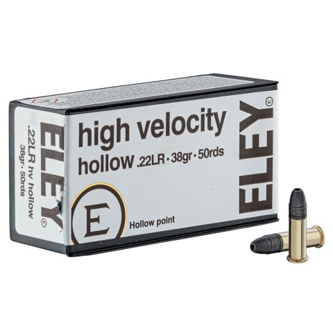 Eley High velocity Hollow Point .22 LR