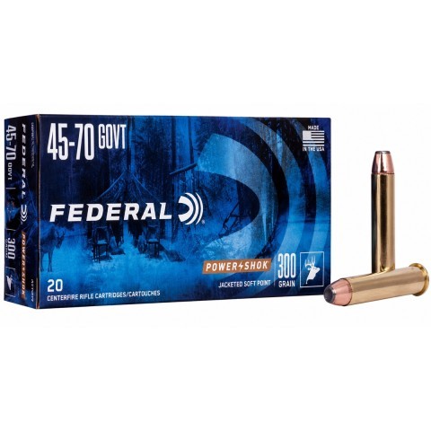 Federal .45-70 Govt. Power-Shok, 20 kpl