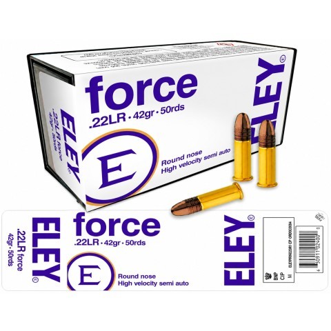 Eley .22 LR Force, 50 kpl