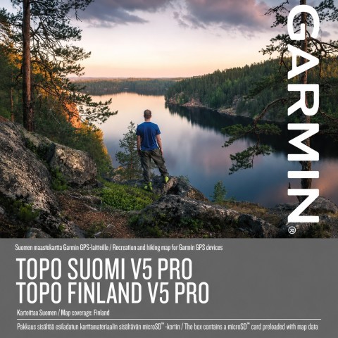Garmin TOPO Suomi v5 PRO maastokartta