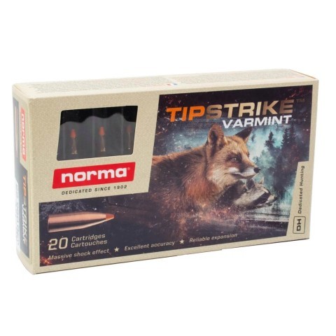 Norma Tipstrike Varmint .222 REM, 20 kpl