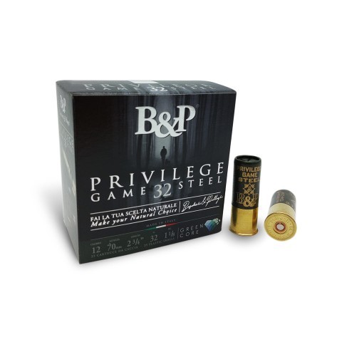 B&P Privilege Game Steel 12/70, 25 kpl