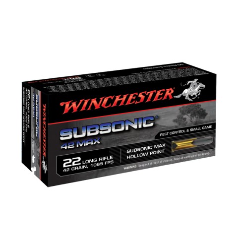 Winchester 22 LR Subsonic, 50kpl/rasia