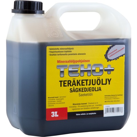 Teho+ teräketjuöljy 3 l astia