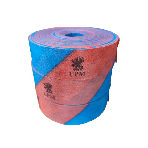 Kuitunauha 30 mm UPM, sini-punainen