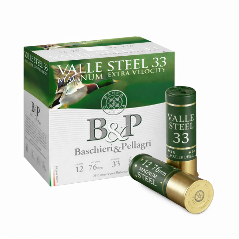 B&P Valle Steel 33 Magnum 12/76, 25kpl