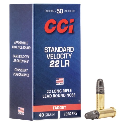 CCI 22 LR Standard, 50kpl/rasia