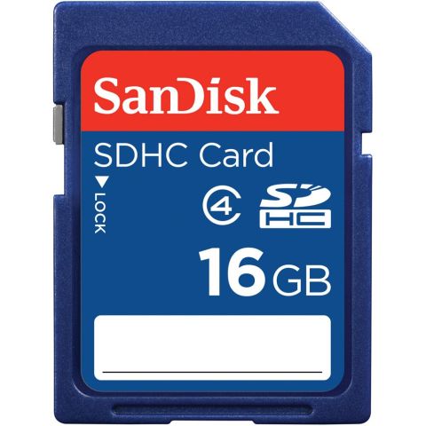 SanDisk SDHC 16 GB muistikortti